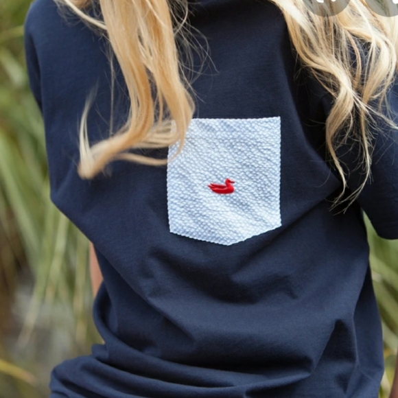 Southern Marsh Tops - SOUTHERN MARSH Rebecca Jersey w seersucker details